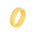 Anel Liso com Detalhe Trançado - Semijoia em Ouro 18K - comprar online