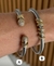 Bracelete Lux Dois Tons com Micro Zircônias - Semijoia em Aço Inoxidável