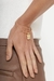 Bracelete Fio Personalizável + Pingente - Semijoia em Ouro 18k na internet