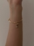 Bracelete Fio Personalizável + Pingente - Semijoia em Ouro 18k - comprar online