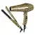 Combo Duga secador + plancha animal print
