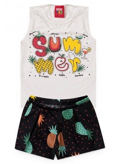 Conjunto salada de frutas.
