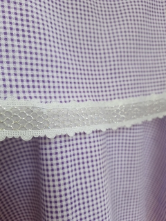 Vestido Xadrez lilás - comprar online