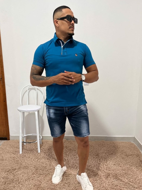 Gola Polo Cotton AZUL COBALTO