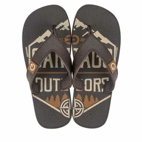 SANDALIA CARTAGO /MARROM/CASTOR/BEGE