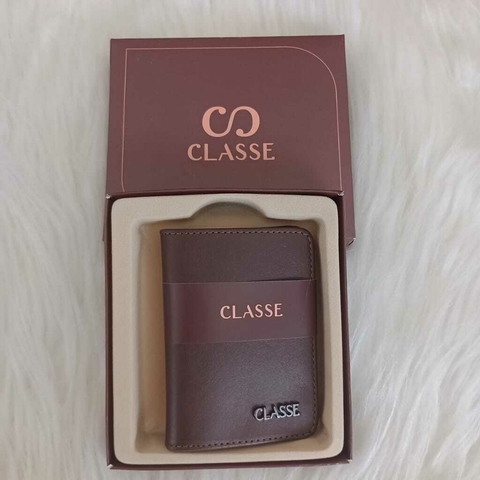 CARTEIRA CASUAL CLASSE COURO / BROWN 64