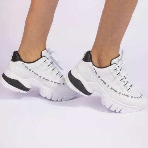 Tênis Ramarim Branco/ Preto