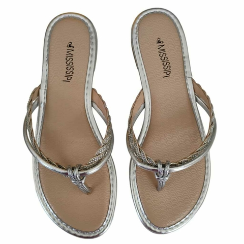 CHINELO MISSISSIPI RIVES METAL PRATA