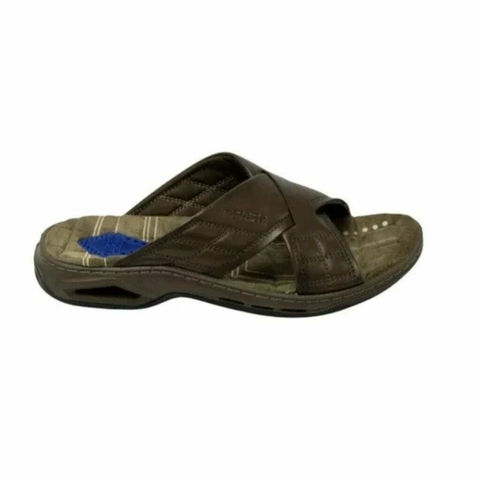 SANDALIA MASCULINA COURO PEGADA