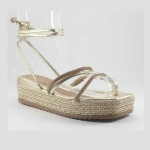 SANDALIA FLOR DE LIS FLATFORM