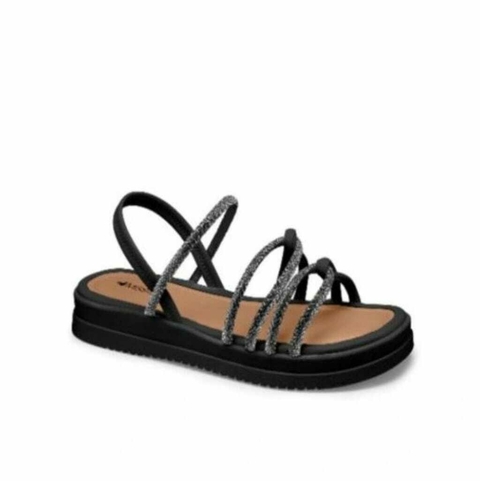 SANDALIA MISSISSIPI ENFEITE PEWTER