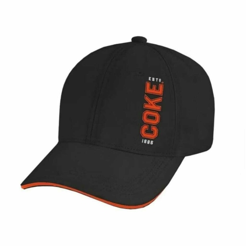 BONE COCA COLA SILK FRT 4 BISTRETCH U PRETO - comprar online