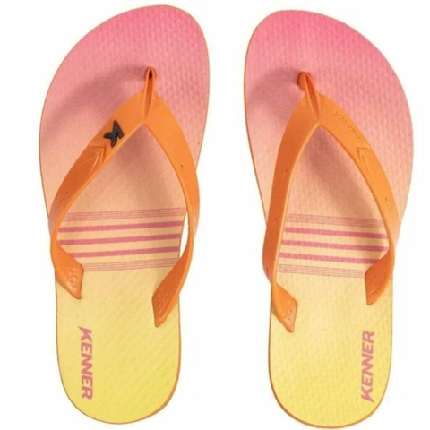SANDALIA KENNER NEW SUMMER PVC PRETO/LARANJA - comprar online