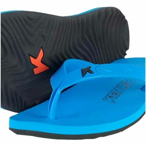 SANDALIA KENNER NEW SUMMER PVC PRETO/AZUL TURQ/AZUL TURQ - comprar online