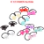 Colitas Estrella X PAR TRENDY - comprar online