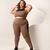 Top fitness Raquel Marron G1 - comprar online