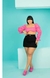 Short Saia Jeans Preto - TAEE Plus