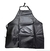 Delantal cuerina negro eurostil cod: 51839