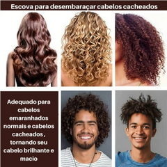Pente De Cabelo Escova Polvo Massagem Cores ALEATORIAS - Higher Self