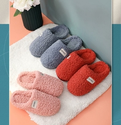 Imagem do Novo Outono Inverno Feminino Masculino Chinelos Bottom Palmilha macia Casa Sapat