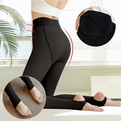 Meia-calça Feminina de Lã Legging Falsa Translúcida - Higher Self