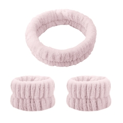 Pulseira para lavar o rosto Faixa de cabelo elástica absorvente para lavar o ro - Higher Self