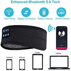 Fones de Ouvido Bluetooth Faixa de Cabeça para Esportes - comprar online