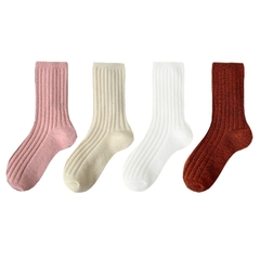 4 pares de Meias Femininas de inverno de lã grossas quentes na internet