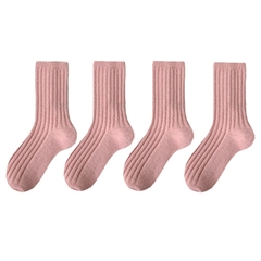 4 pares de Meias Femininas de inverno de lã grossas quentes - comprar online