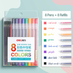 Conjunto de canetas de gel coloridas Kawaii 0.5 mm
