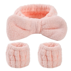 Pulseira para lavar o rosto Faixa de cabelo elástica absorvente para lavar o ro - comprar online