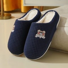 Novo Outono Inverno Feminino Masculino Chinelos Bottom Palmilha macia Casa Sapat