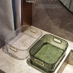 Caixa de armazenamento de cosméticos de mesa de luxo Cômoda de acrílico, más - Higher Self