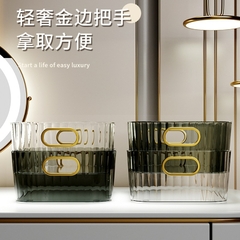 Caixa de armazenamento de cosméticos de mesa de luxo Cômoda de acrílico, más - Higher Self