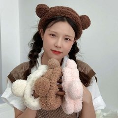 Imagem do Adorável bandana faixa em formato de orelha para maquiagem skin care feminina,