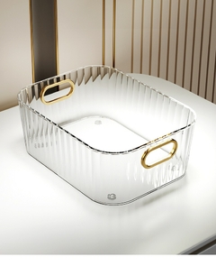 Caixa de armazenamento de cosméticos de mesa de luxo Cômoda de acrílico, más - comprar online