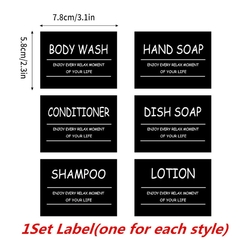 Dispensador de sabonete shampoo condicionador 300/500ml para banheiro - Higher Self