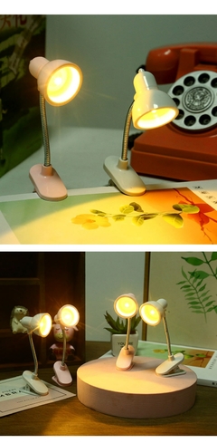 Imagem do Mini livro de luz braçadeira LED lâmpada de leitura luzes noturnas livros para