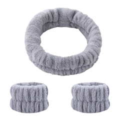 Pulseira para lavar o rosto Faixa de cabelo elástica absorvente para lavar o ro na internet
