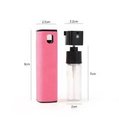 Conjunto de frascos de spray para limpeza de tela de microfibra multifuncional p - loja online