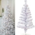 Arvore de Natal Pinheiro Branca 120cm Luxo 110 Galhos Nevada Decoração Natalina