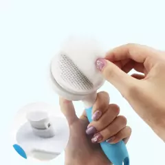 Imagem do Escova Pente Plastico Ferro Para Pentear Cachorros e Gatos Pet Tirar os Pelos