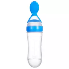 Colher De Silicone Squeezed Arroz Pasta Mamadeira/Botelha de alimentos complementares para bebês/garrafa de medicamentos - comprar online