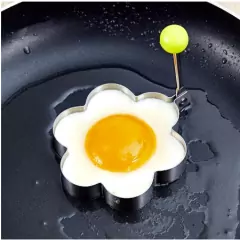 Forma Aço Inox Molde Fritar Ovos Omelete Tapioca Hambúrguer Mickey, Urso, Unicórnio redondo - Baratiê Shop 