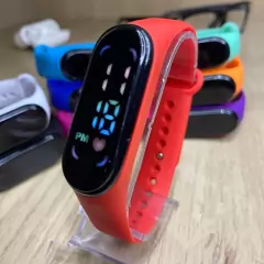 Relógio M7 digital led Esportivo A prova água pulseira colorido feminino masculino - comprar online