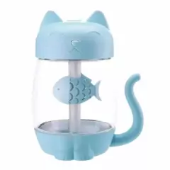 Umidificador Gatinho 350ml Com Mini Lúminaria Ventilador Promoção - comprar online