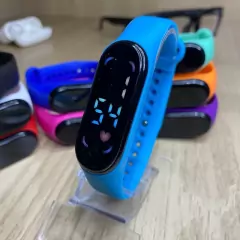 Relógio M7 digital led Esportivo A prova água pulseira colorido feminino masculino - loja online
