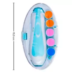 Imagem do Lixa de Unha Elétrico Aparador Cortador Para Bebê Infantil Com Estojo