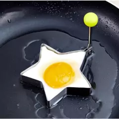 Forma Aço Inox Molde Fritar Ovos Omelete Tapioca Hambúrguer Mickey, Urso, Unicórnio redondo na internet
