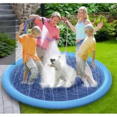 Chafariz Tapete Piscina Inflável Água Para Pet's Ou Crianças - comprar online